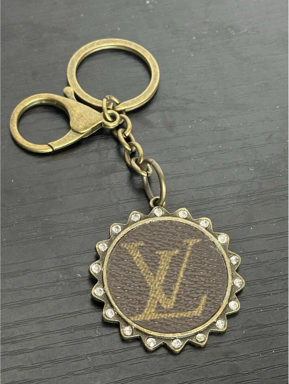 Louie Vuitton LV repurposed keychain - NWOT